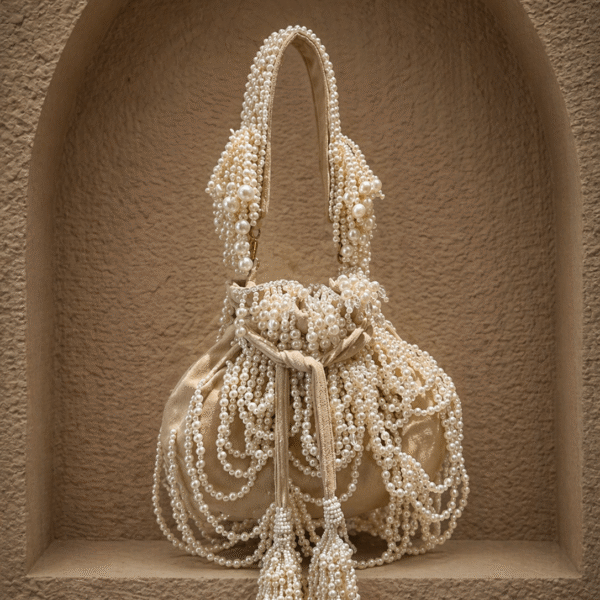 Ivory Droplet Bag