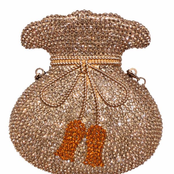 Amber Tassel Clutch